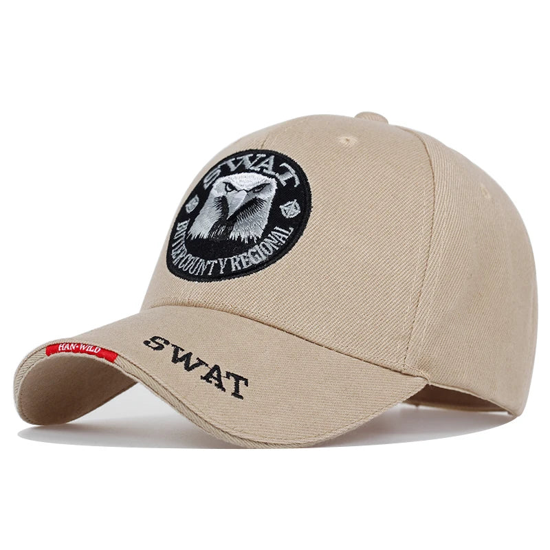 SWAT Army Cap Male Embroidered Eagle Black Baseball Caps Men Gorras Para Hombre Women Snapback Bone Masculino Tactical Cap - Ellianto fashion Men's