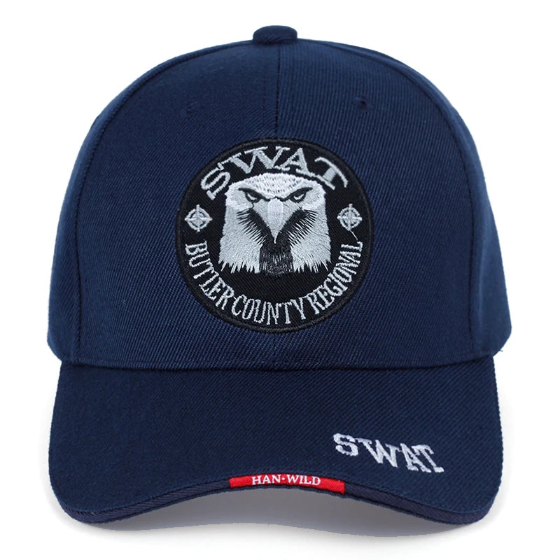 SWAT Army Cap Male Embroidered Eagle Black Baseball Caps Men Gorras Para Hombre Women Snapback Bone Masculino Tactical Cap - Ellianto fashion Men's