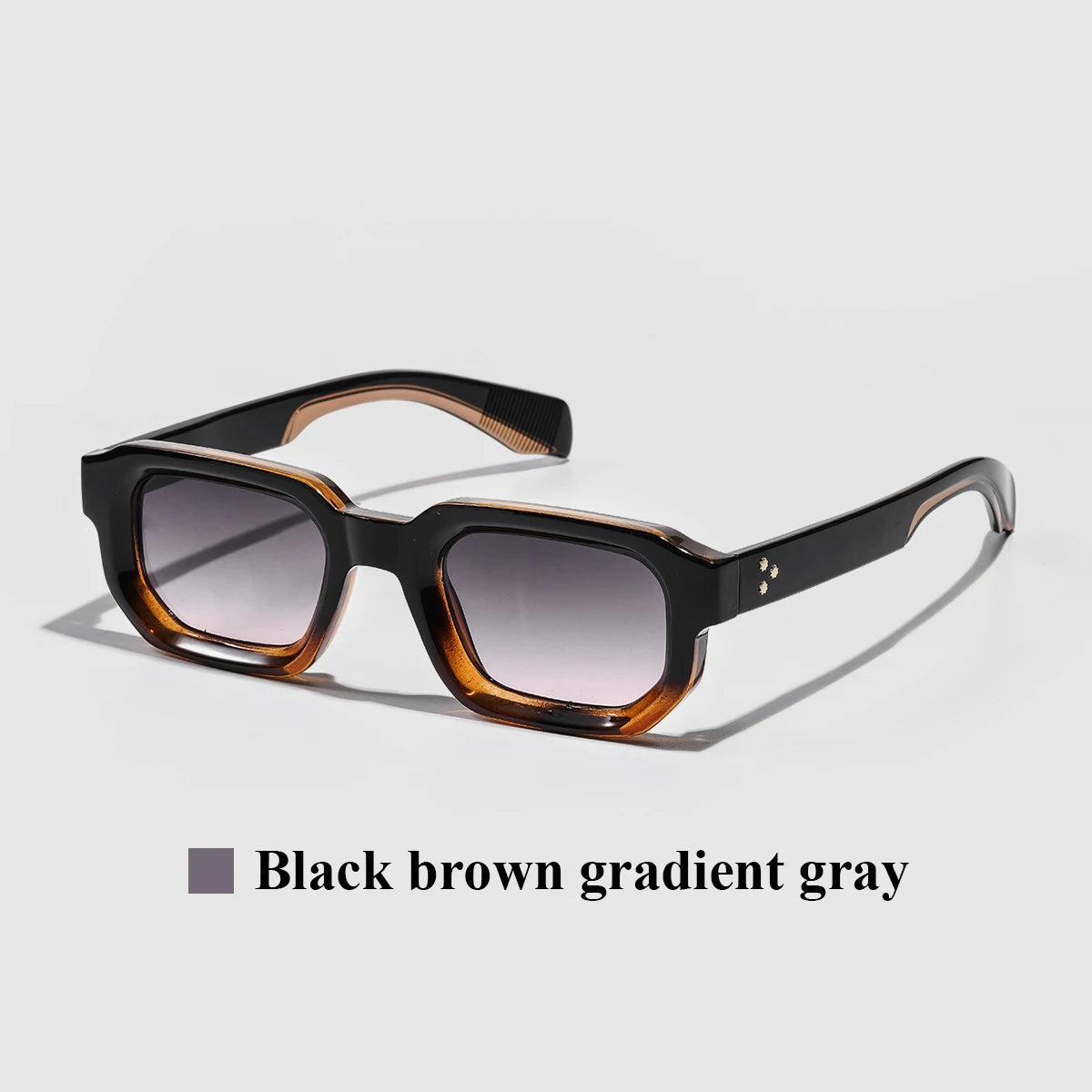 Men’s Vintage Rectangle Sunglasses – Lightweight Retro Style with UV400 Protection for Effortless Luxury and Fashionable Sunwear