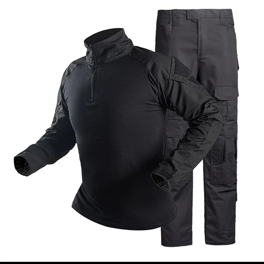 Tactical Uniform Suits Milit Outdoor Camouflage Suit Hunting Shirts Pants Fish Trainning Airsoft Paintball Clothes Sets - Ellianto fashion Men's