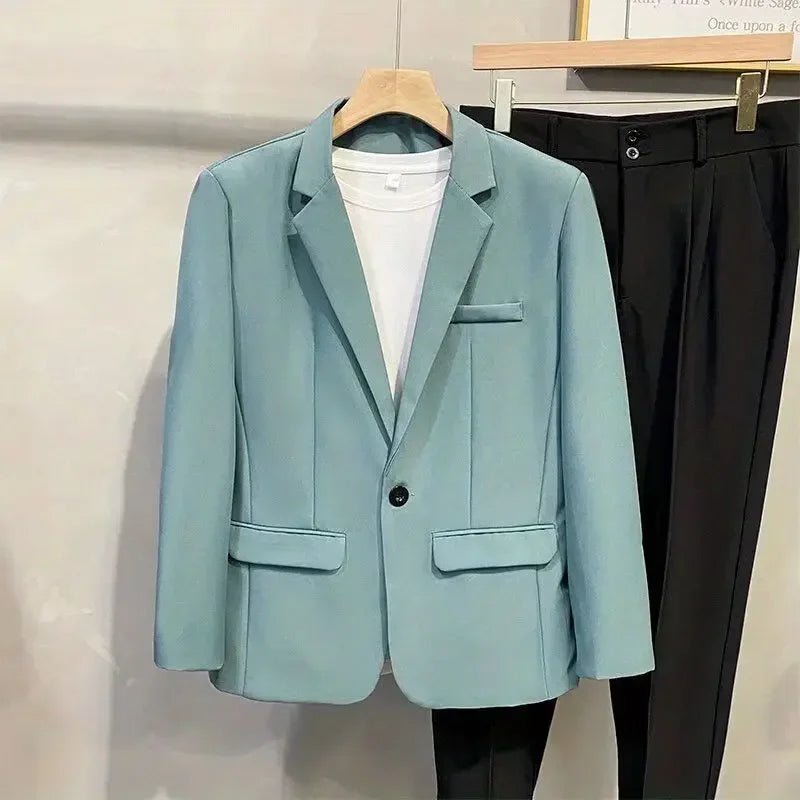 Elegant Cropped Business Blazer for Men – By Ellianto