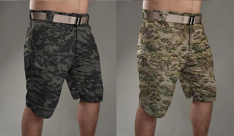 Men's Breathable and Wear-Resistant Urban Tactical 5-Inch Shorts - Tactical Military Fanatic Outdoor Training Hiking Shorts - Ellianto fashion Men's