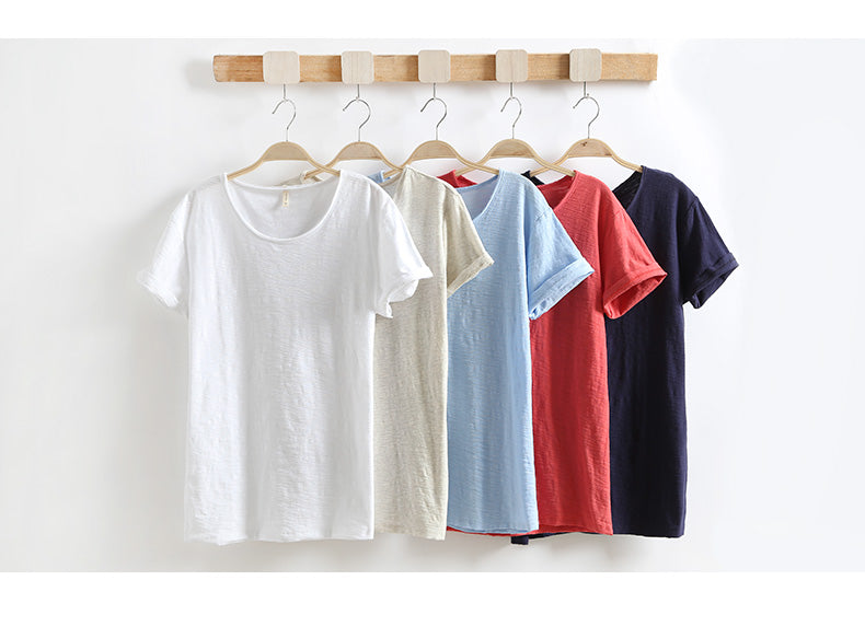 New Mens T Shirt Pure Color V Collar Short Sleeved Tops Tees Men T-Shirt 10colors slim Man T-Shirts Fitness For Male Clothes - Ellianto fashion Men's