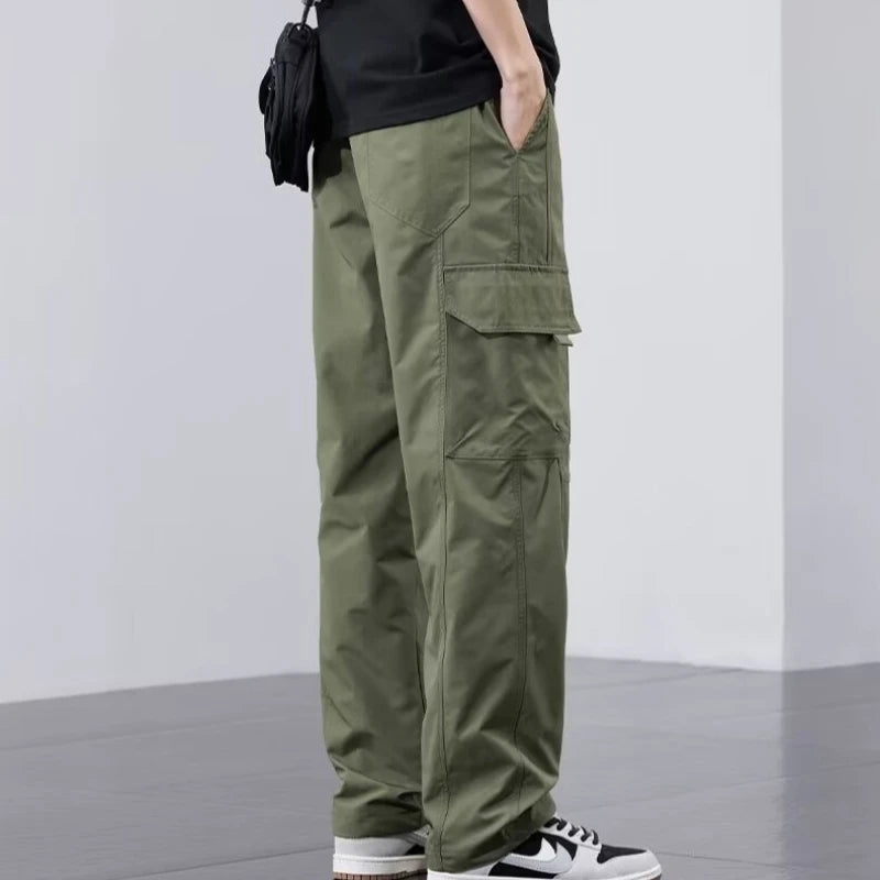 Work Wear Casual Pants Men's Breathable Loose Trousers Overalls for Men Working Clothes Comfortable Pant - Ellianto fashion Men's