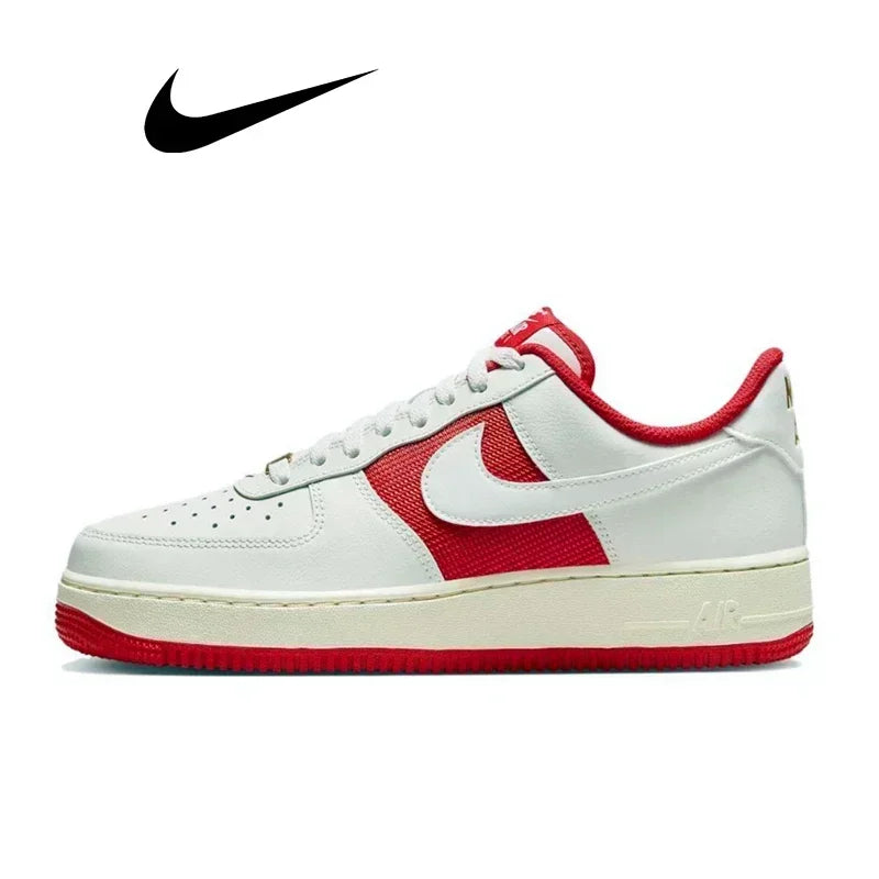 Nike Air Force 1 Low '07 LV8 University Red Men Women Casual Skateboard Shoes AF1 Outdoor Unisex Sneakers FN7439-133 - Ellianto fashion Men's