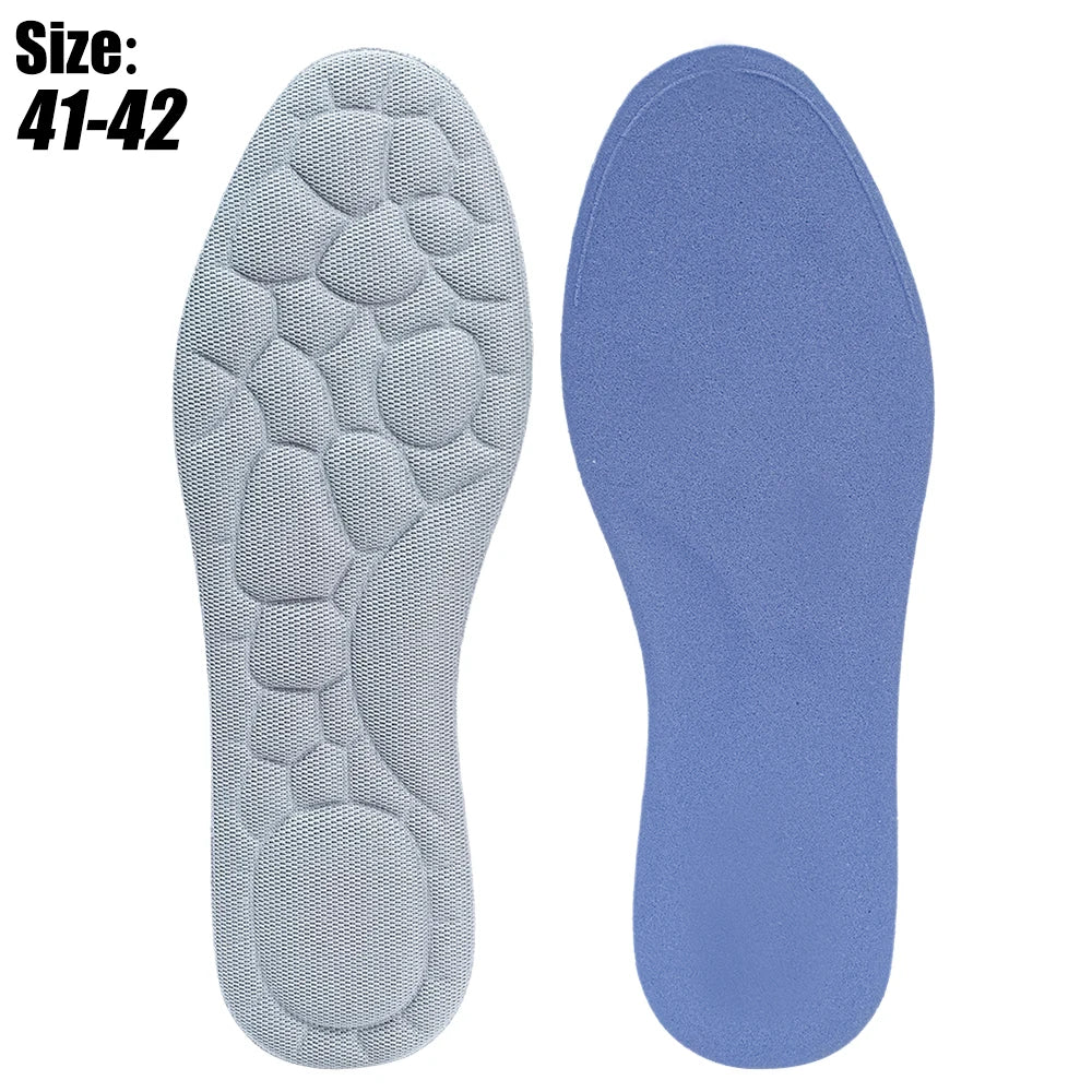 Soft 5D Massage Memory Foam Insoles for Women Men Sport Running Shoes Sole Breathable Cushion Shoe Pads Feet Orthopedic Insoles - Ellianto fashion Men's