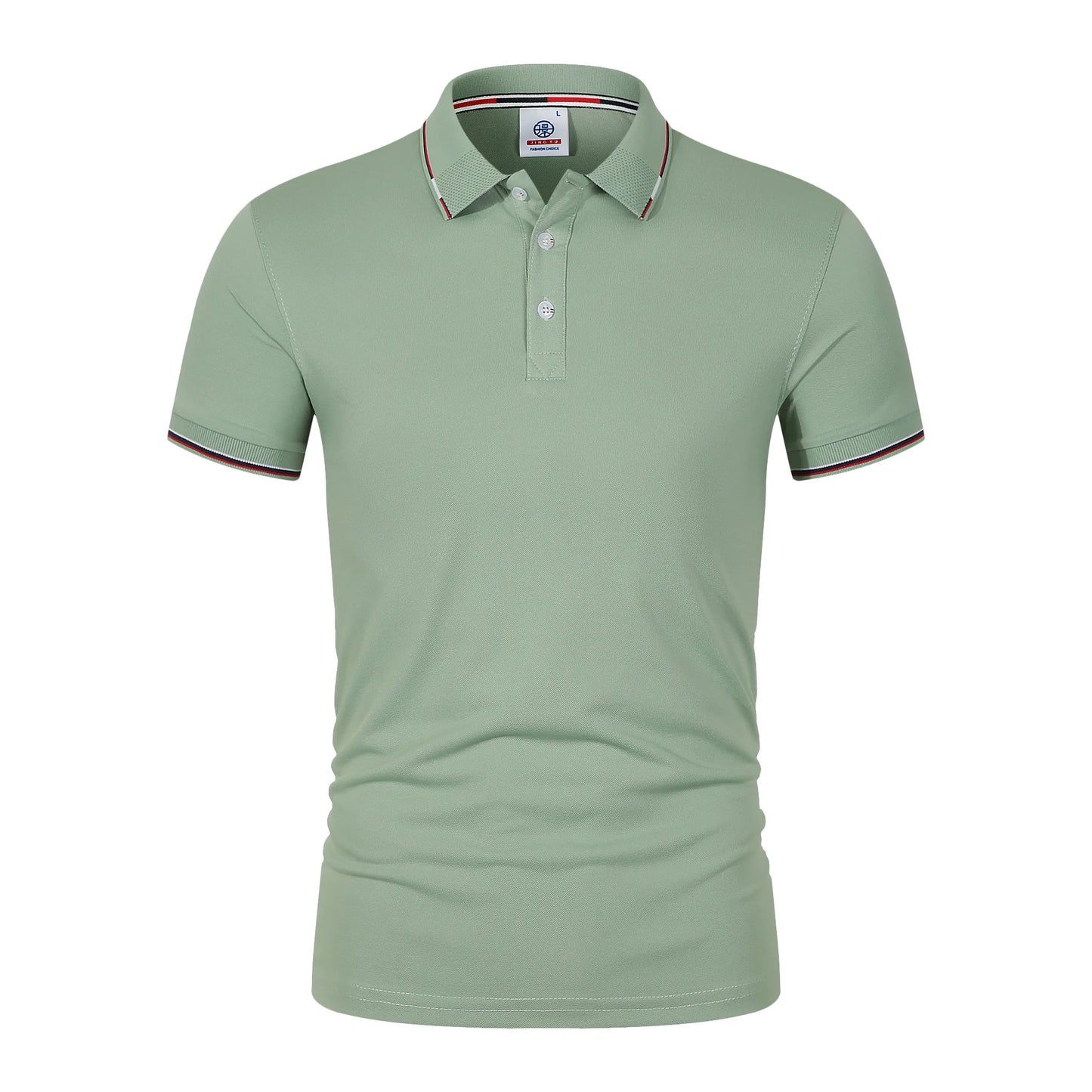 2025 New fashion high quality classic men's short sleeve polo summer casual polo collar S-3XL simple solid color breathable comf - Ellianto fashion Men's