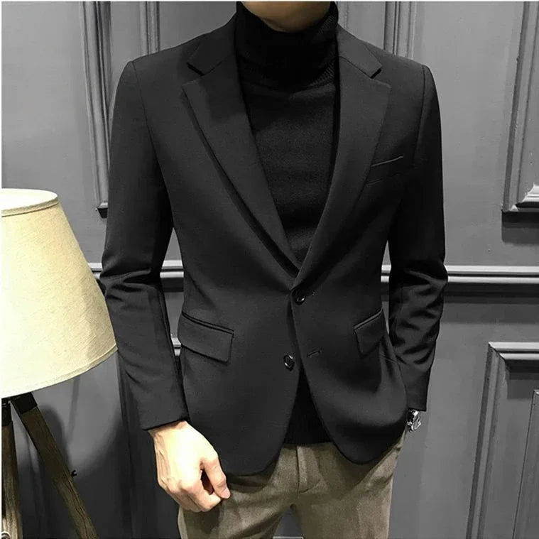 Elegant Cropped Business Blazer for Men – By Ellianto