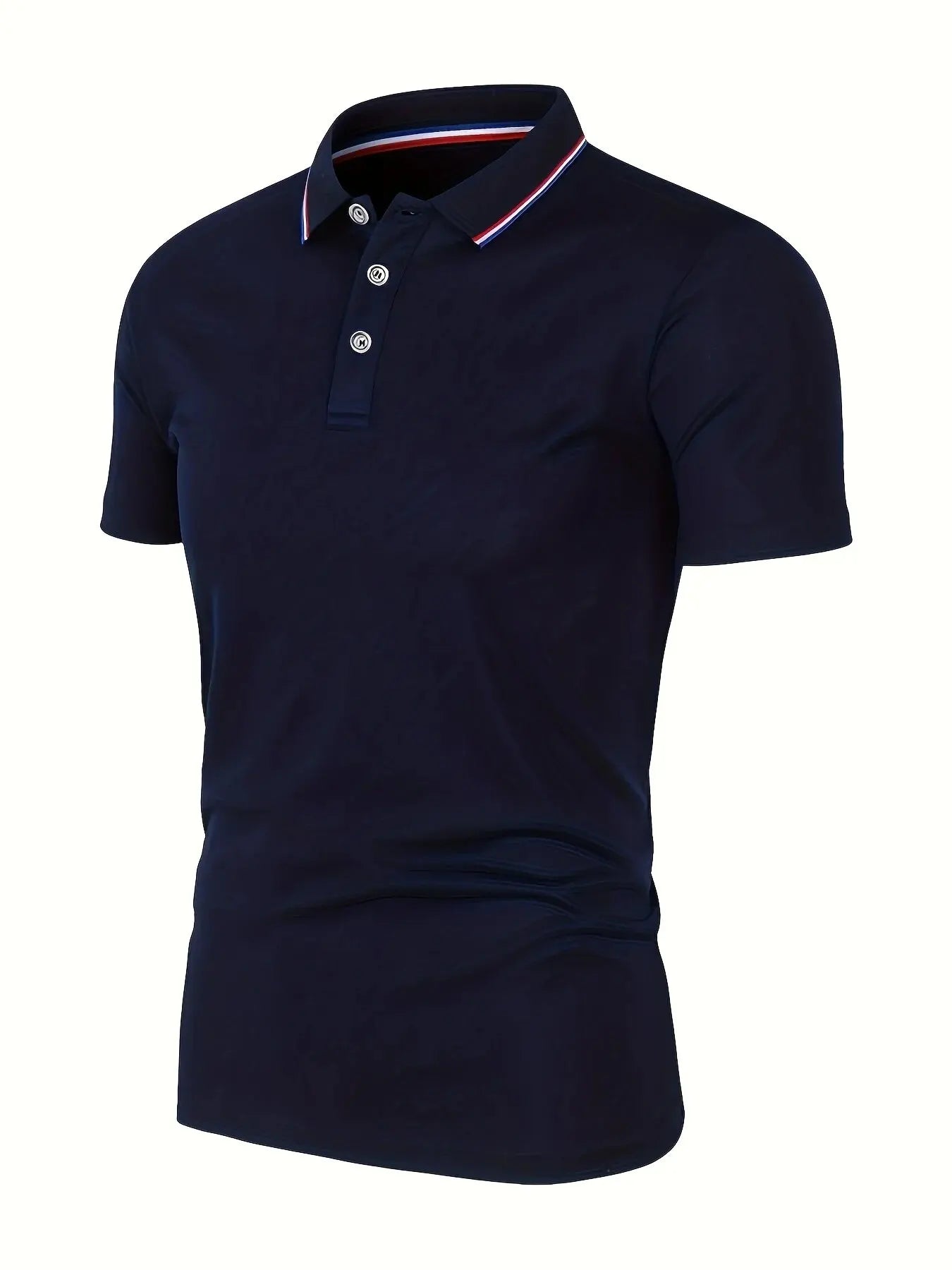 2025 Hot Sale Men's Summer Casual Breathable Comfortable Polo Shirt Men's Solid Color High Quality Short Sleeve T-Shirt - Ellianto fashion Men's