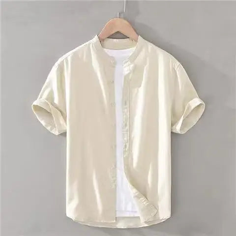 Men’s Linen Short-Sleeve Shirt – Fresh, Lightweight Comfort and Effortless Summer Style for the Modern Gentleman