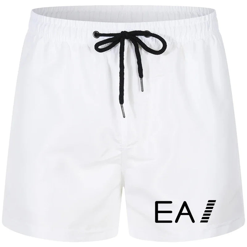 Set 2025 Summer men's swimwear and shorts brand swimwear, sexy swimwear, low-waist breathable swimwear, beach surfing swimming trunk - Ellianto fashion Men's