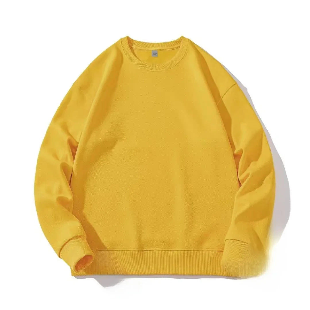 Thick Cotton Pullover Sweatshirt – Japanese-Inspired Comfort and Effortless Style for the Modern Gentleman