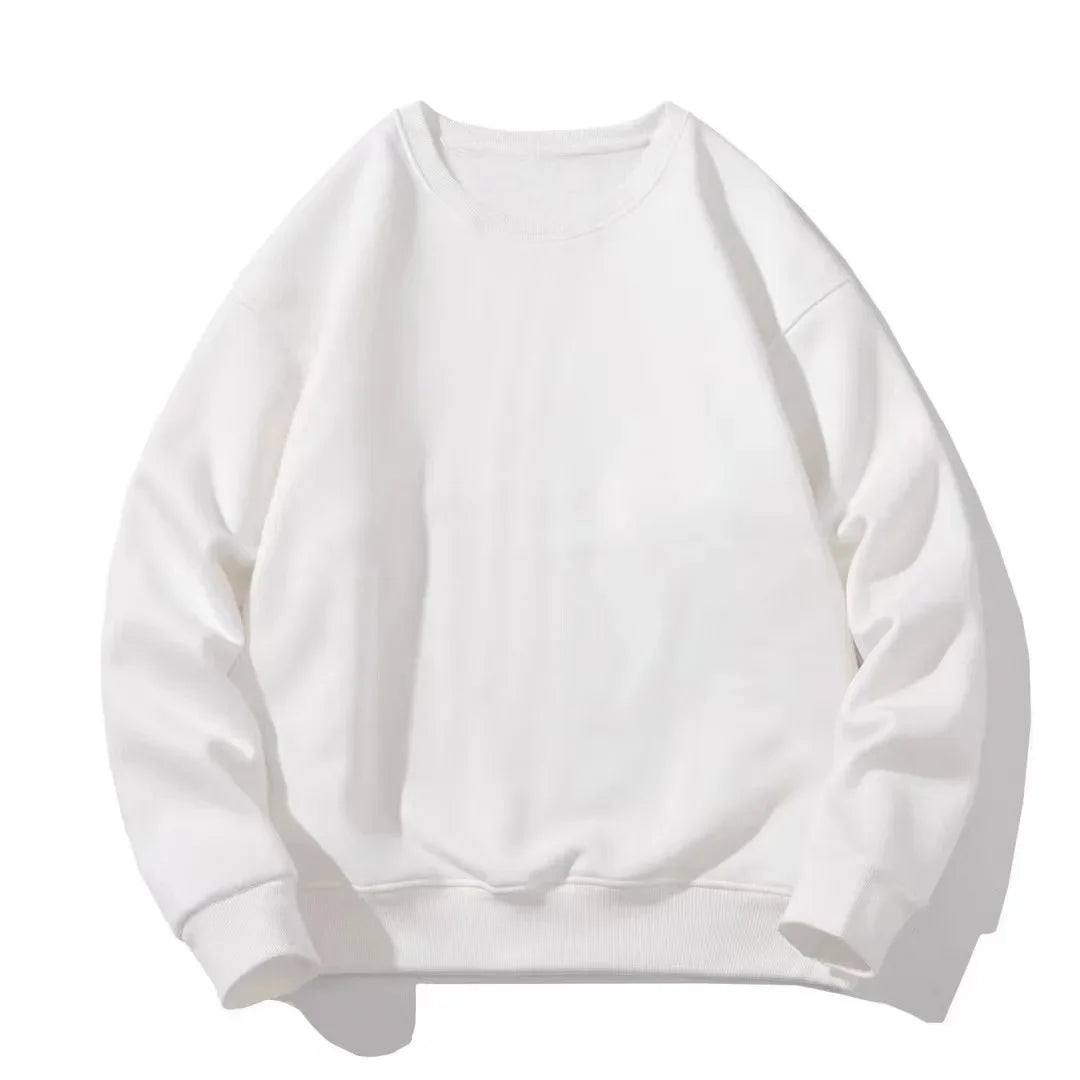 Thick Cotton Pullover Sweatshirt – Japanese-Inspired Comfort and Effortless Style for the Modern Gentleman