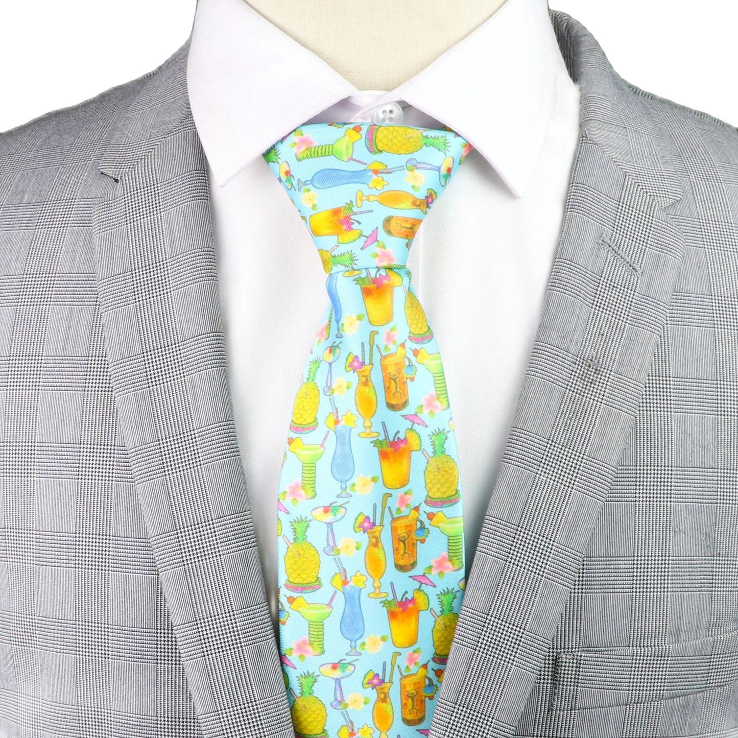 New 42 Colors Men Thin Silk Tie Soft Novelty Animal Fruit Skeleton Cravatas Casual Party Wedding Accessories Gift Free Shipping - Ellianto fashion Men's