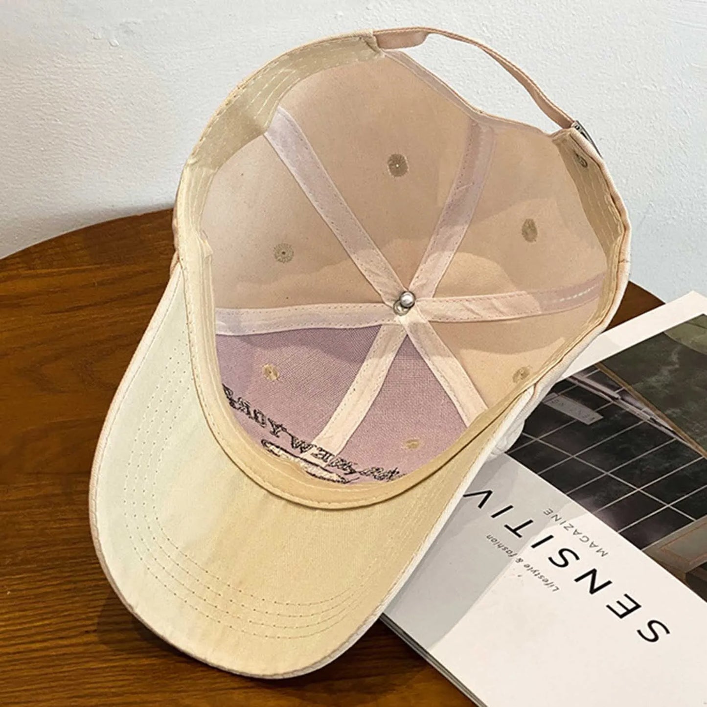 Casual Baseball Cap Unisex Embroidered Letter Baseball Cap Leisure Sun Protection Cap for Running Hiking Training - Ellianto fashion Men's