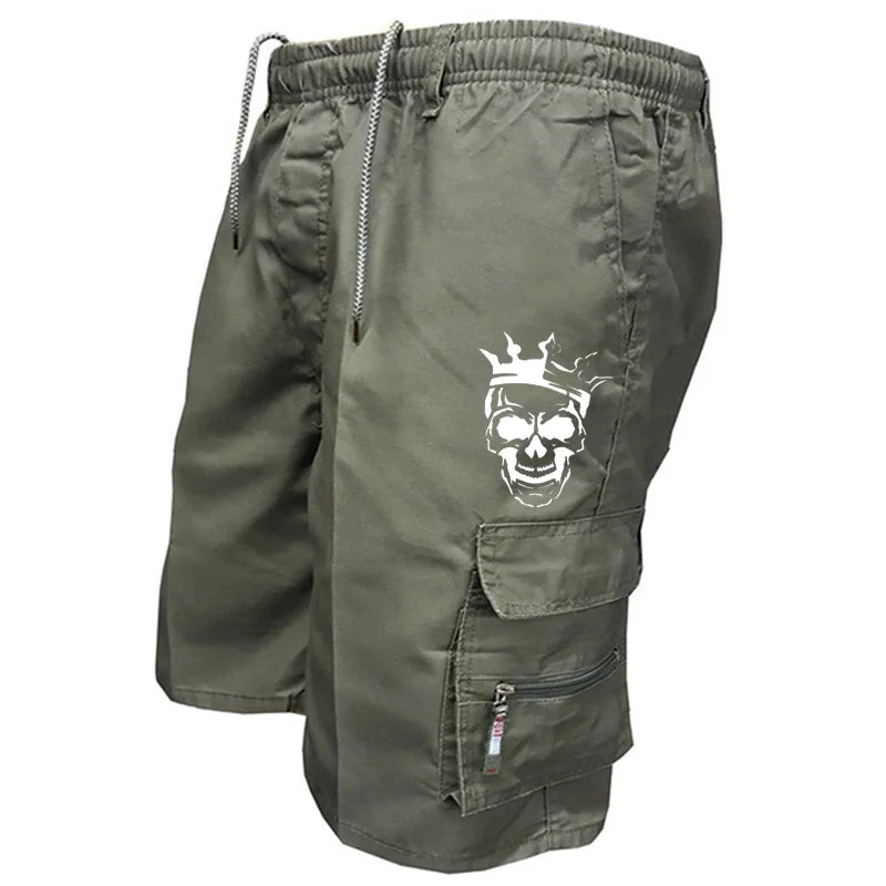 New fashionable multi-pocket men's casual shorts fitness loose casual pants camouflage tactical shorts - Ellianto fashion Men's