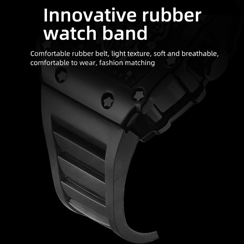 Foreign Trade Watch Large Dial For Men Quartz Waterproof Sport Square Luminous Watch For Men - Ellianto fashion Men's