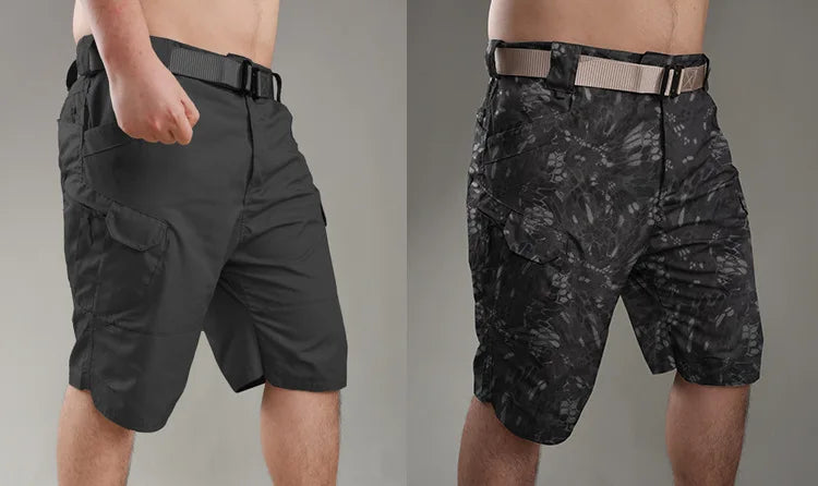 Men's Breathable and Wear-Resistant Urban Tactical 5-Inch Shorts - Tactical Military Fanatic Outdoor Training Hiking Shorts - Ellianto fashion Men's