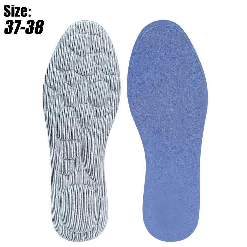 Soft 5D Massage Memory Foam Insoles for Women Men Sport Running Shoes Sole Breathable Cushion Shoe Pads Feet Orthopedic Insoles - Ellianto fashion Men's