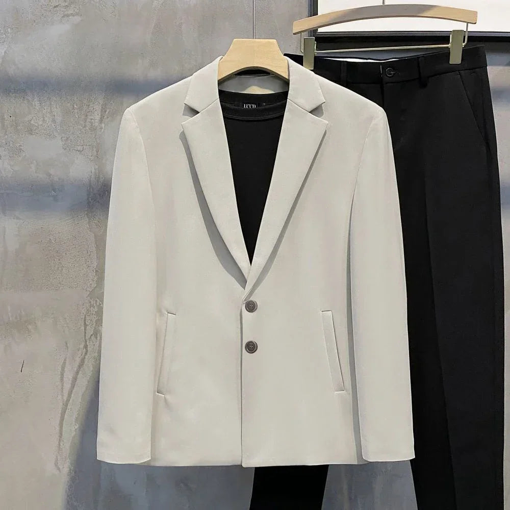 Elegant Cropped Business Blazer for Men – By Ellianto
