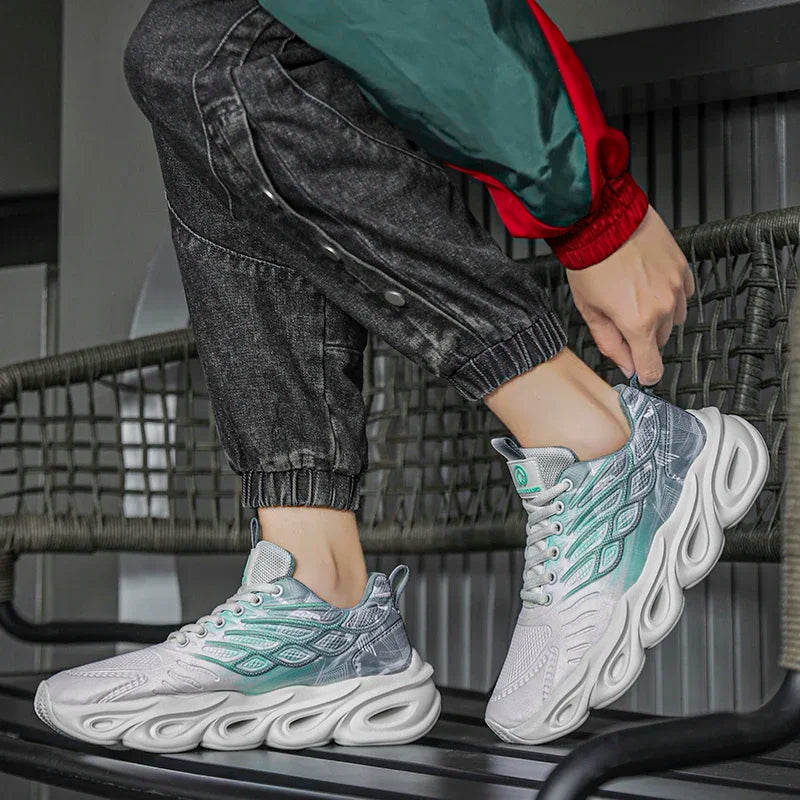 Trendy, versatile, comfortable, and durable slow walking shoes, summer new men's sports shoes - Ellianto fashion Men's