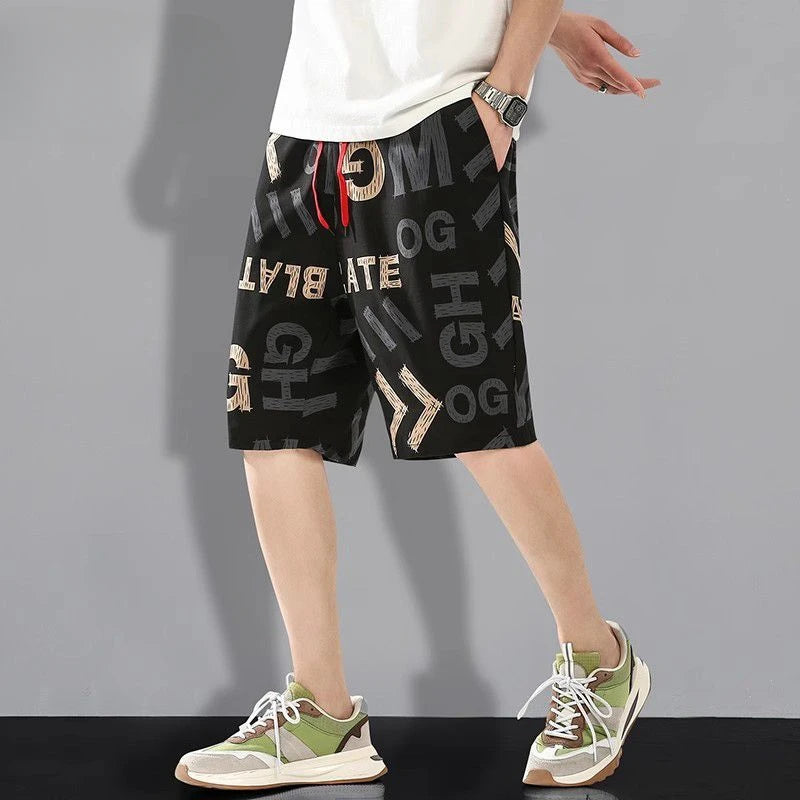 Shorts for Men Board Beach Swim Man Short Pants Bermuda Quick Dry Long Graphic Casual in Bulk Fashion Summer New Pant 2025 Thin - Ellianto fashion Men's
