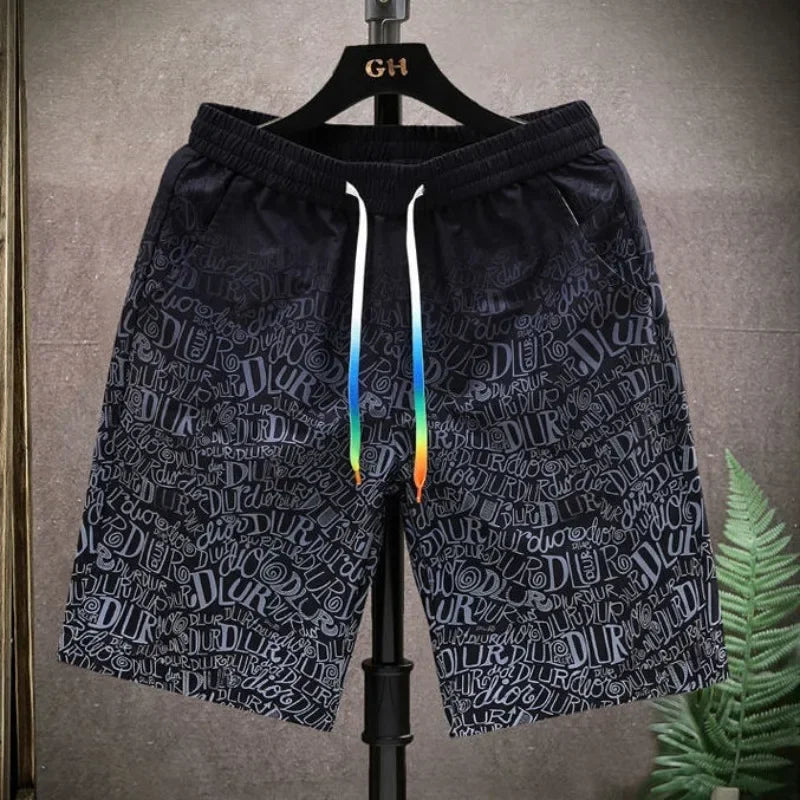 2025 Shorts for Men Sweat Black Sports Beach Man Short Pants Hiphop Joggers Board Stylish Thin Novelty in New Pant 2025 Xl Dry Fit - Ellianto fashion Men's