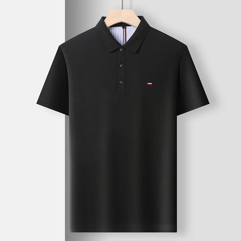 Men's Casual Fashion Polo Shirt Breathable and Comfortable Embroidered Top - Ellianto fashion Men's