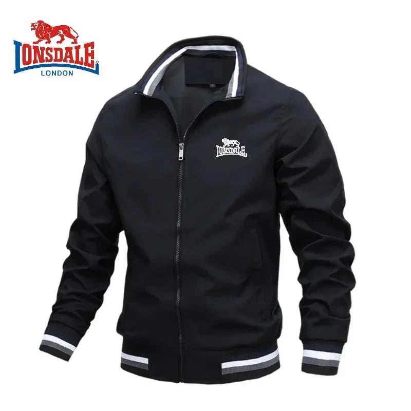 High End Embroidered CAMEL High-quality Men's Zippered Jacket, Spring and Autumn Fashionable Casual Outdoor Sports Jacket Top - Ellianto fashion Men's