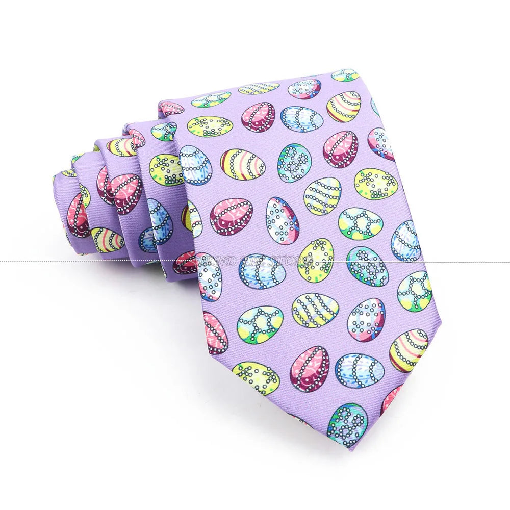 New 42 Colors Men Thin Silk Tie Soft Novelty Animal Fruit Skeleton Cravatas Casual Party Wedding Accessories Gift Free Shipping - Ellianto fashion Men's