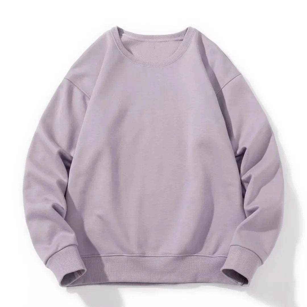 Thick Cotton Pullover Sweatshirt – Japanese-Inspired Comfort and Effortless Style for the Modern Gentleman