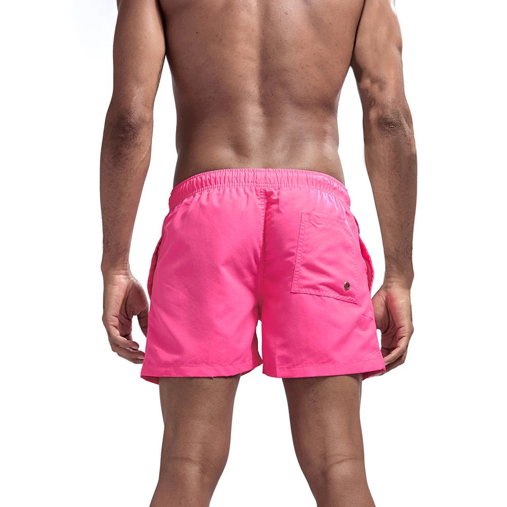 Men's Swim Shorts Swim Trunks Quick Dry Board Shorts Bathing Suit Breathable Drawstring With Pockets for Surfing Beach Summer - Ellianto fashion Men's