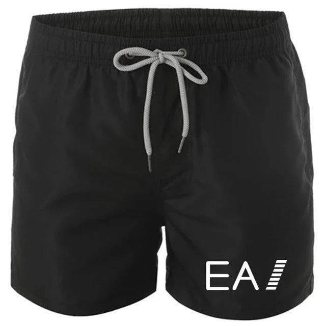 Set 2025 Summer men's swimwear and shorts brand swimwear, sexy swimwear, low-waist breathable swimwear, beach surfing swimming trunk - Ellianto fashion Men's