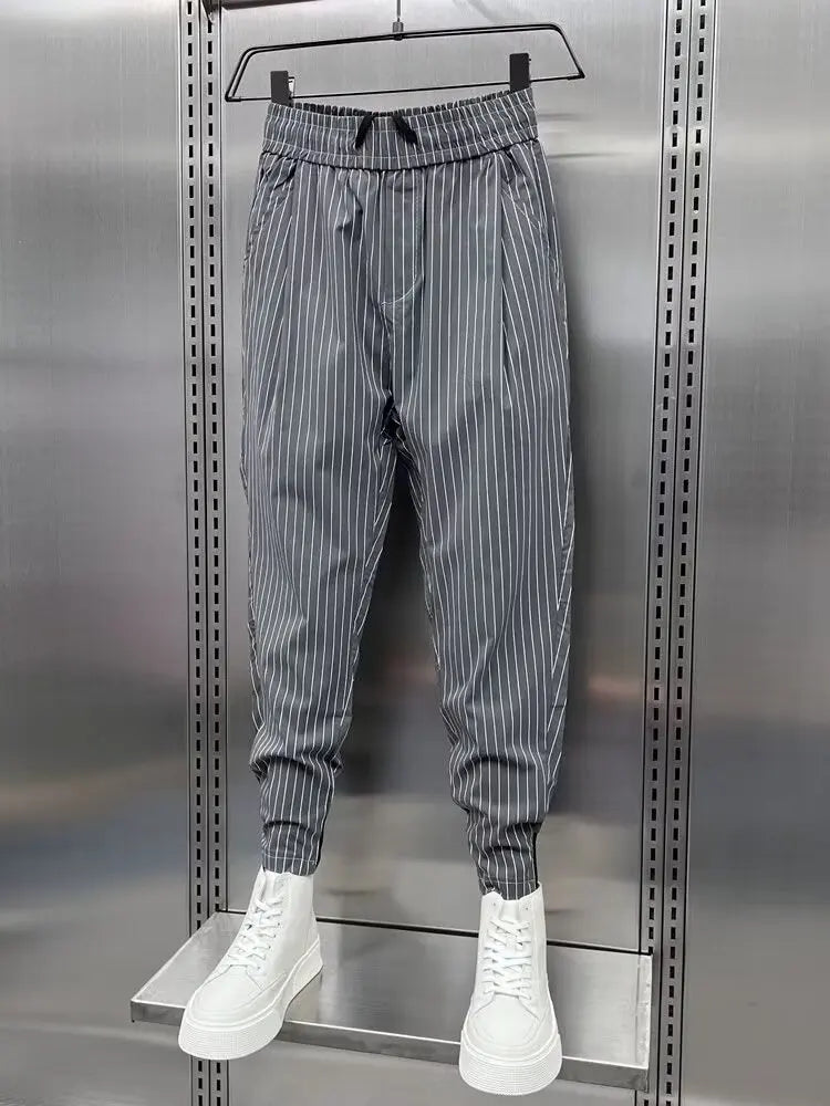 Men's Clothing Sweatshirt Men's Summer Pants Man Running Ice Silk Pants Gym Male Clothes Jogging Sport Joggers Big Size Cargo - Ellianto fashion Men's