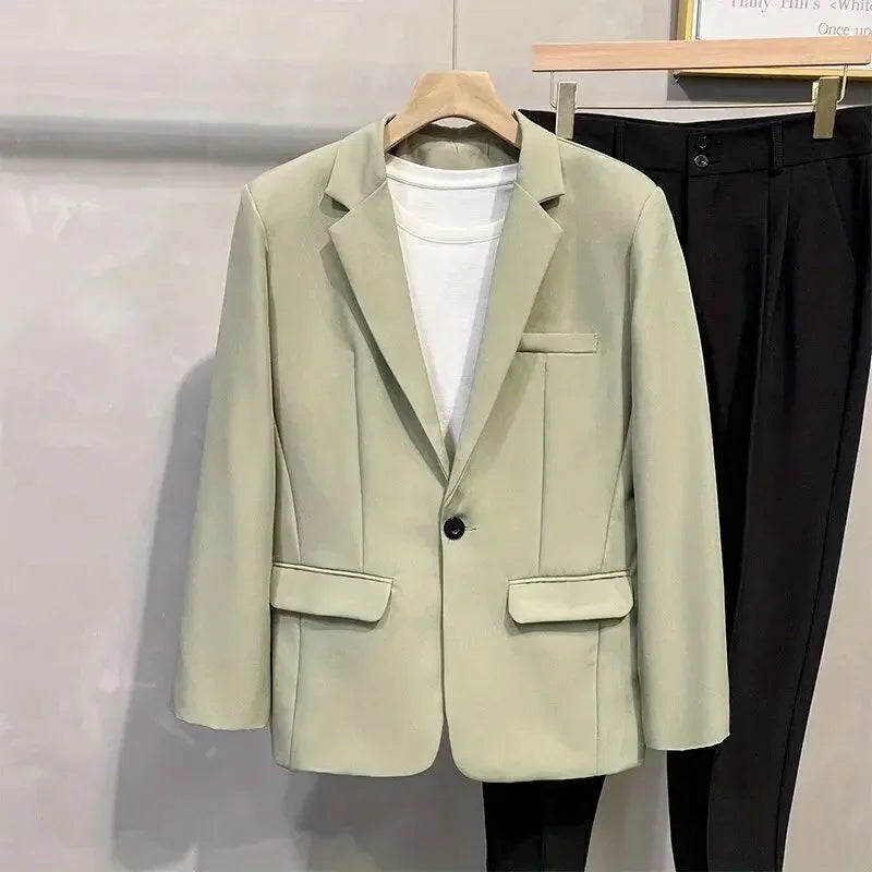 Elegant Cropped Business Blazer for Men – By Ellianto