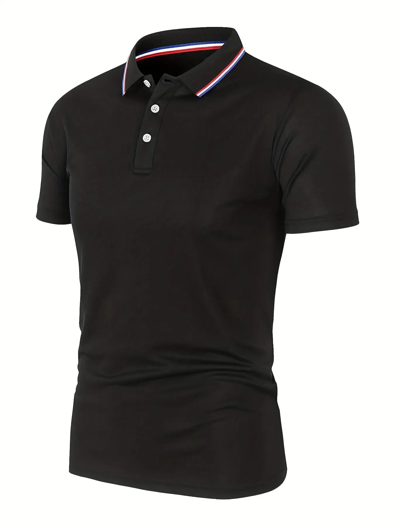 2025 Hot Sale Men's Summer Casual Breathable Comfortable Polo Shirt Men's Solid Color High Quality Short Sleeve T-Shirt - Ellianto fashion Men's