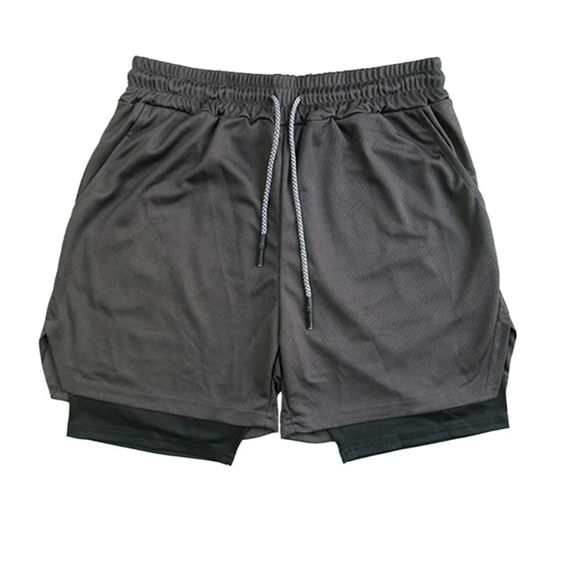 Men's Multi Pocket Shorts Fitness Shorts Casual Beach Sports Lined Skinny Shorts Everyday Style Mesh Camouflage Running Shorts - Ellianto fashion Men's