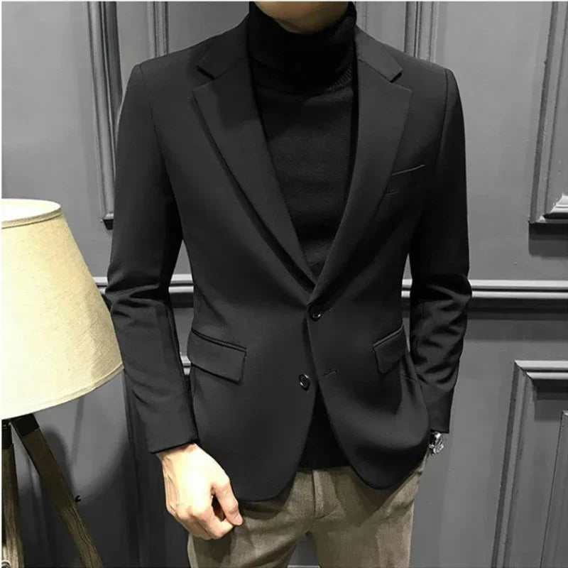 Elegant Cropped Business Blazer for Men – By Ellianto