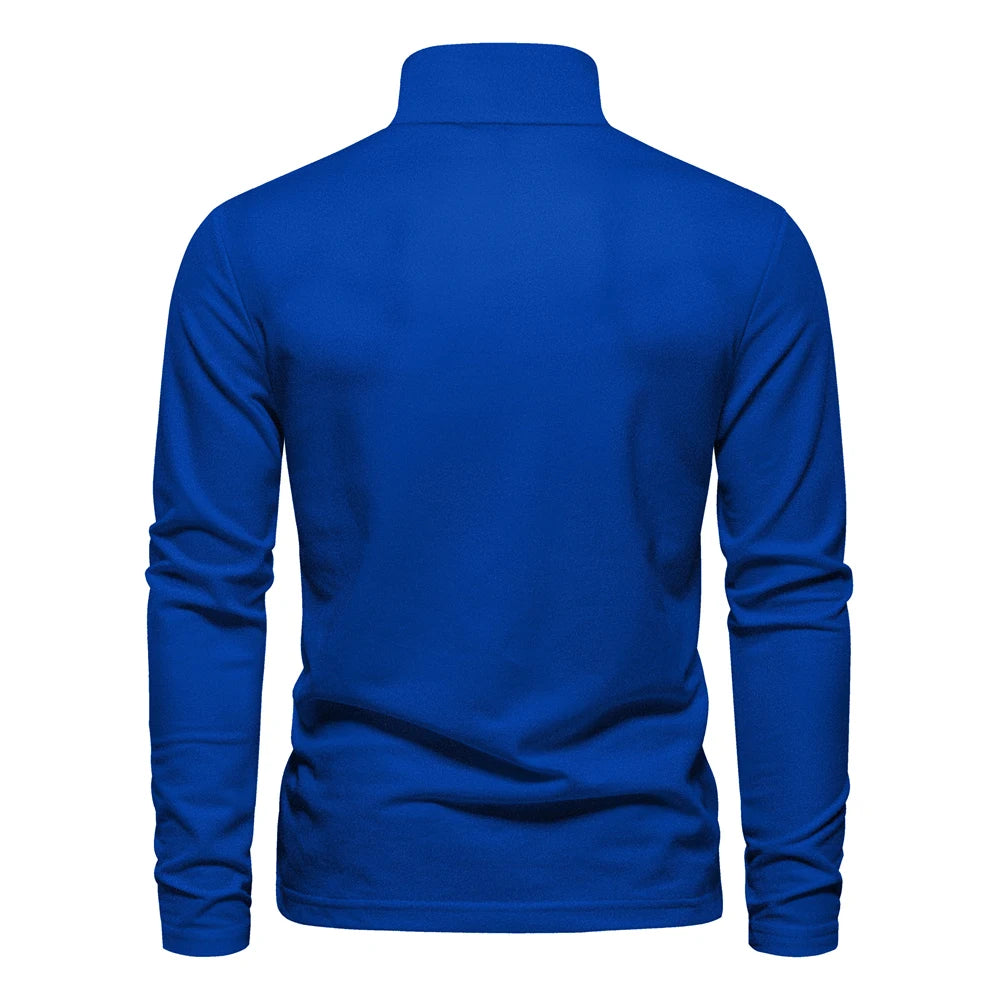 AIOPESON Deer Embroidery Men's Polo Shirts Solid Color Long Sleeve Polo Shirts for Men New Spring Social Business Polos Male - Ellianto fashion Men's