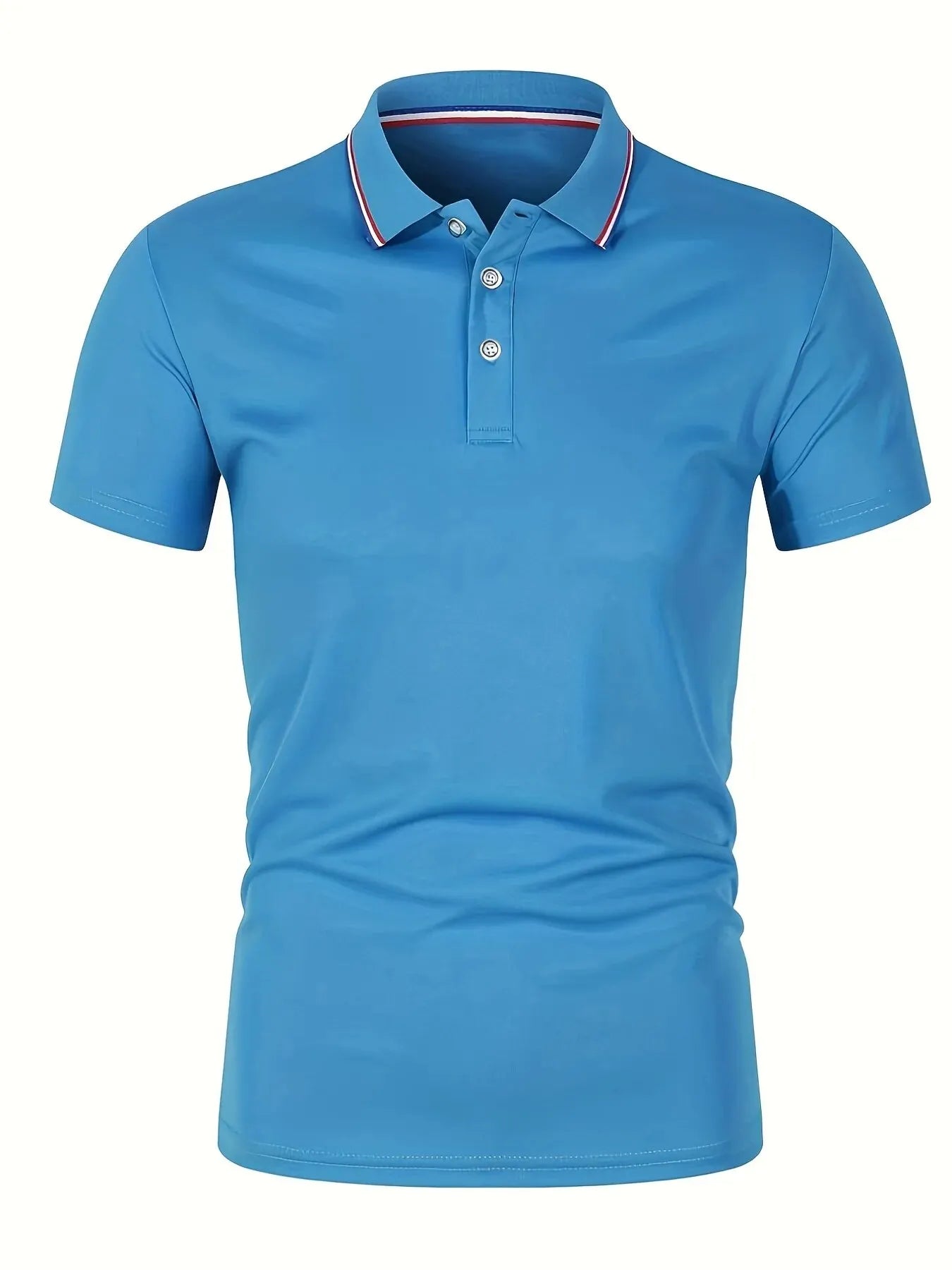 2025 Hot Sale Men's Summer Casual Breathable Comfortable Polo Shirt Men's Solid Color High Quality Short Sleeve T-Shirt - Ellianto fashion Men's