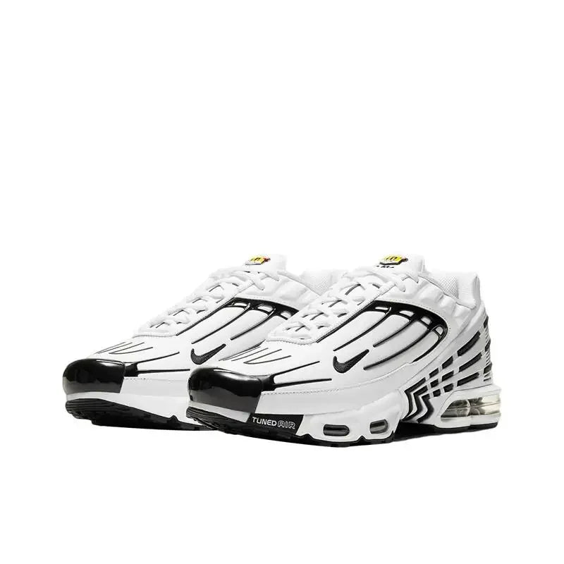Nike Air Max Plus Tn 3 Running Shoes Non Slip And Durable Fabric Mesh Breathable Light Retro Classic FQ2387-001 - Ellianto fashion Men's