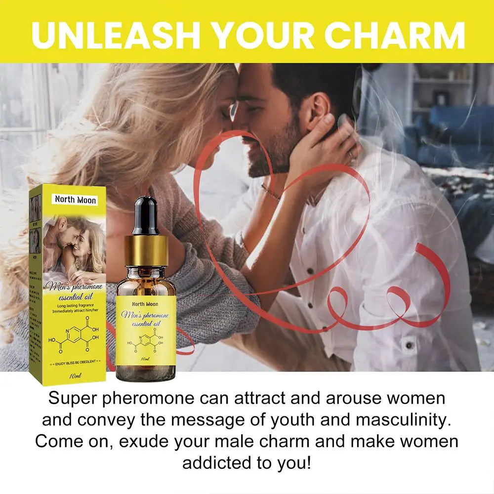 Pheromone Body Essential Oil Strong Pheromone For Man To Attract Women Perfume long-lasting fragrance Sexually Stimulating Oil - Ellianto fashion Men's
