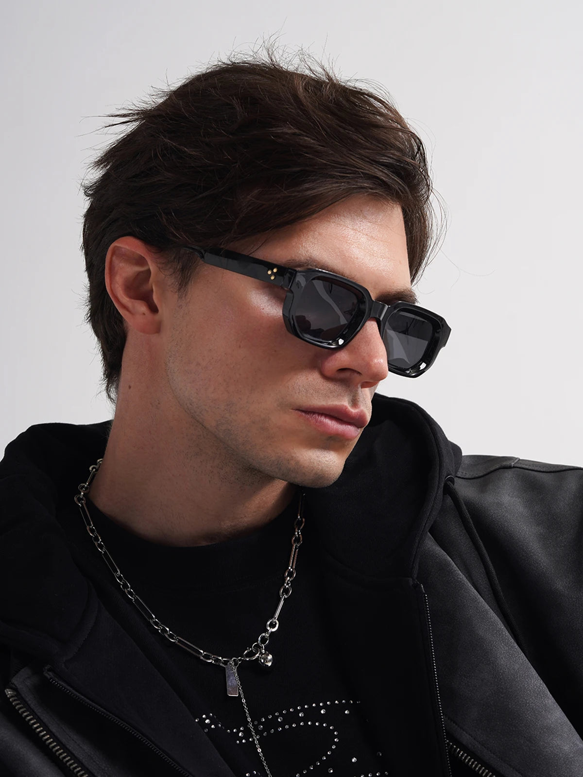 Men’s Vintage Rectangle Sunglasses – Lightweight Retro Style with UV400 Protection for Effortless Luxury and Fashionable Sunwear