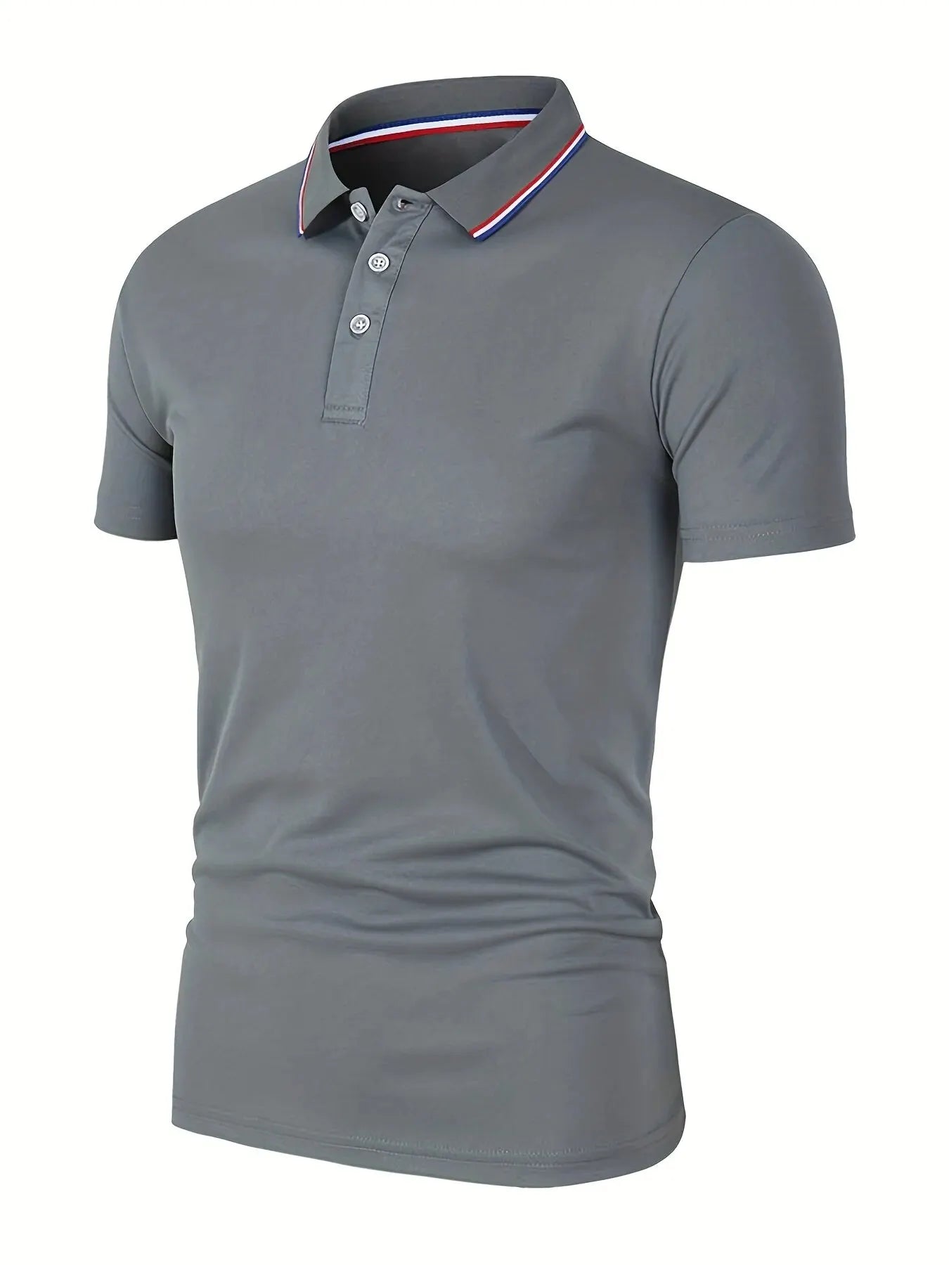 2025 Hot Sale Men's Summer Casual Breathable Comfortable Polo Shirt Men's Solid Color High Quality Short Sleeve T-Shirt - Ellianto fashion Men's