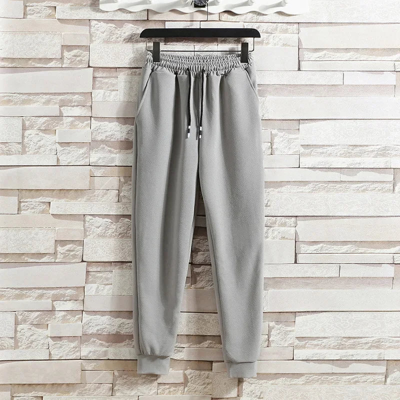Casual Men's Sport Suit Loose Fit Hooded Cardigan Sweatshirt Pants Set Spring Autumn Season Stylish Outfit - Ellianto fashion Men's
