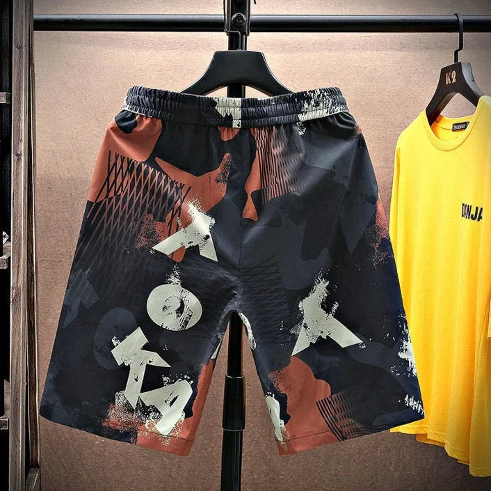2025 Shorts for Men Sweat Black Sports Beach Man Short Pants Hiphop Joggers Board Stylish Thin Novelty in New Pant 2025 Xl Dry Fit - Ellianto fashion Men's
