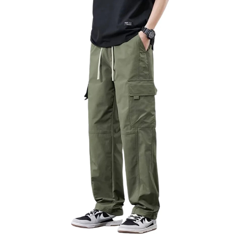 Work Wear Casual Pants Men's Breathable Loose Trousers Overalls for Men Working Clothes Comfortable Pant - Ellianto fashion Men's