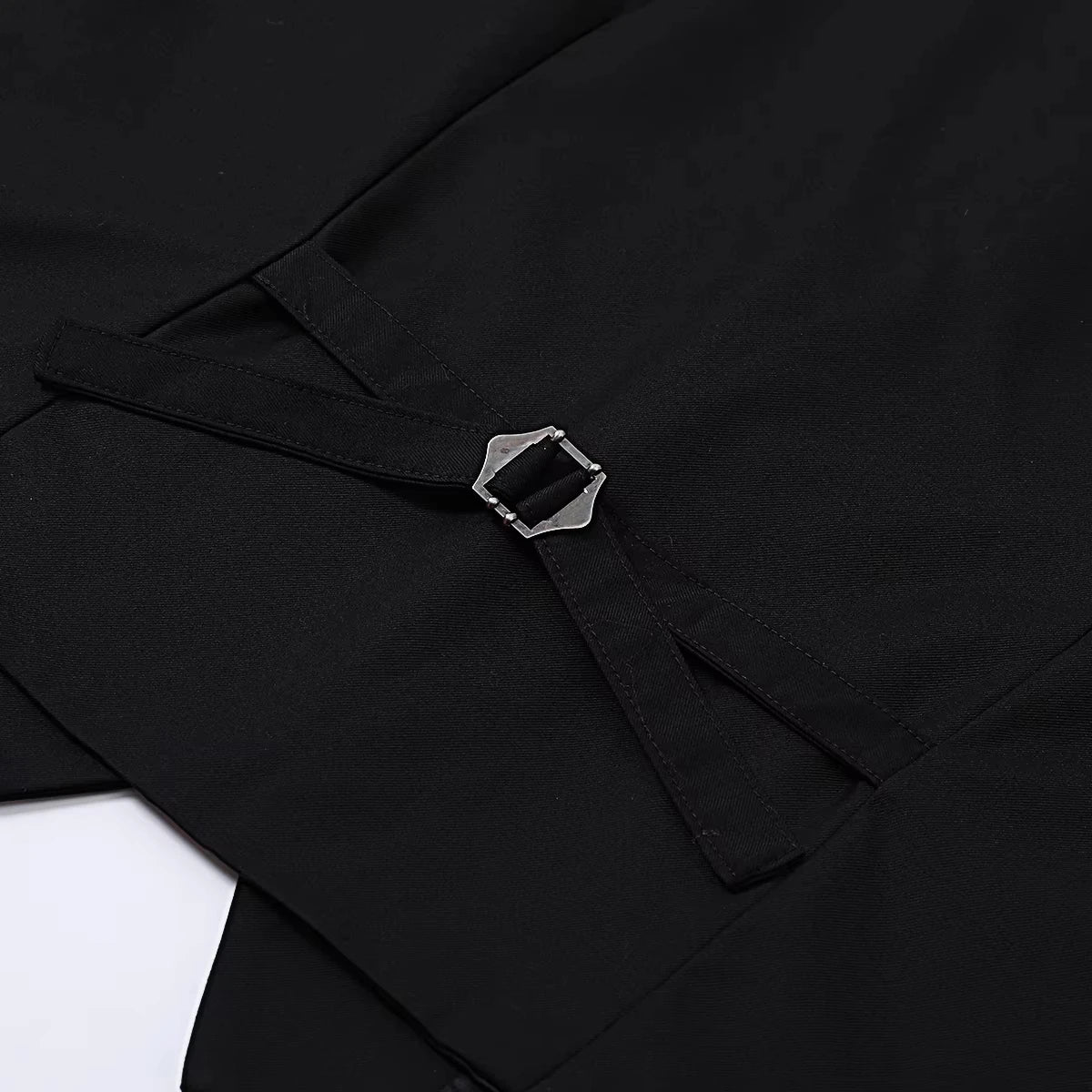 Mens Suit Vest Male Business Formal Wedding Office Birthday Party Outfit Set Easter Church Jacket Black Waistcoat - Ellianto fashion Men's