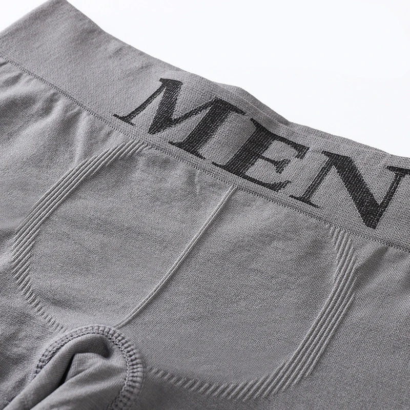 3Pcs/Lot Men's Panties Underwear Boxers Breathable Man Boxer Solid Underpants Comfortable Male Brand Shorts Black Blue Underwear - Ellianto fashion Men's