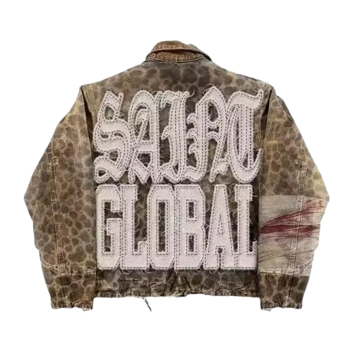 Streetwear Vintage Camouflage Jacket Y2K Clothes Men Women Hip Hop Alphabet Patch Embroidery Oversized Jackets Casual Rock Coats - Ellianto fashion Men's